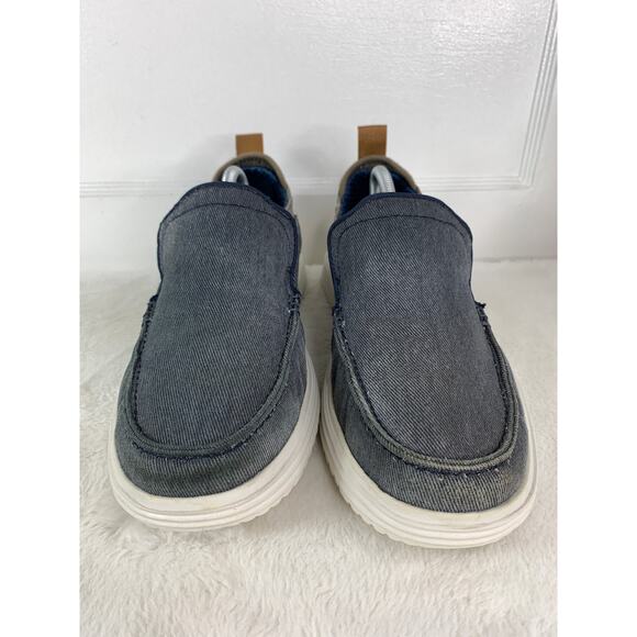 Skechers Men’s Proven Evers Slip On Size 10.5 Navy Casual Comfort Shoes - Picture 2 of 10
